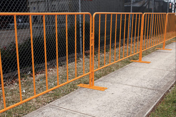 Orange Crowd Control Barriers