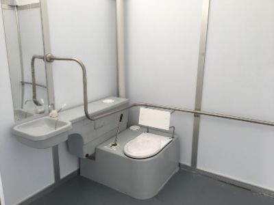 Accessible portable toilets